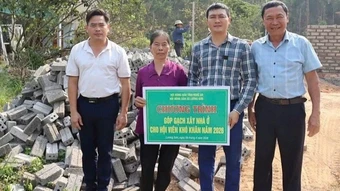 “Viên gạch nghĩa tình” dựng mái ấm, bồi đắp lòng dân ở Nghệ An