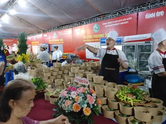 12.000 tô phở miễn phí đến với công nhân, người lao động tại Bàu Bàng