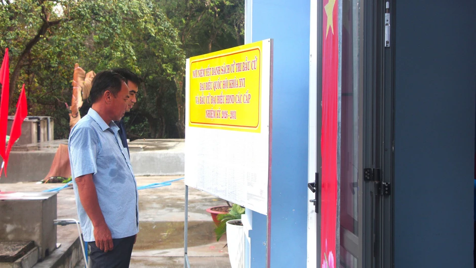 159 cử tri trên đảo Hòn Chuối sẽ bầu cử sớm