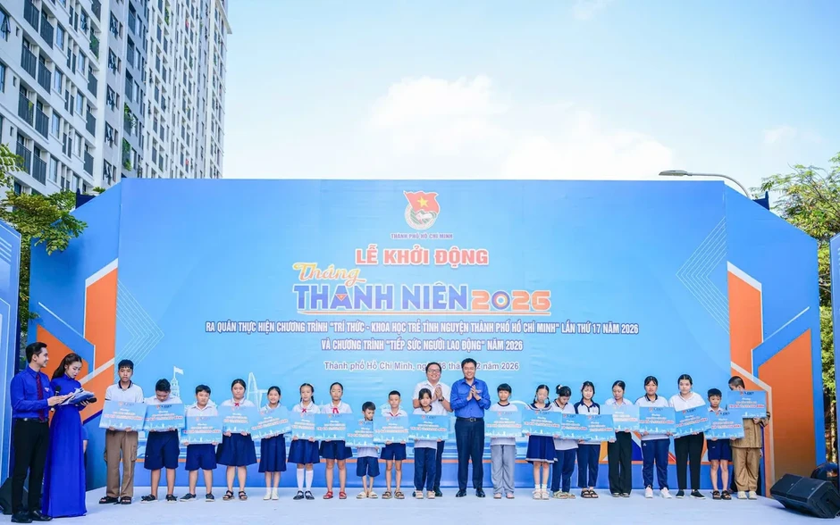 2.500 thiếu nhi có hoàn cảnh khó khăn sẽ được hỗ trợ trong Tháng Thanh niên