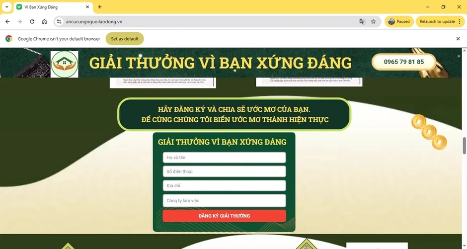 5 bước nộp hồ sơ cho Giải thưởng 'Vì bạn xứng đáng' 5 bước nộp hồ sơ cho Giải thưởng 'Vì bạn xứng đáng'