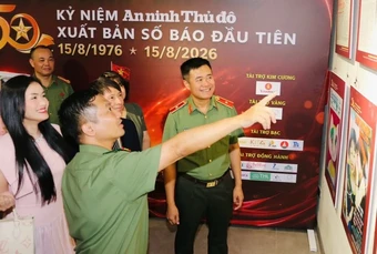 50 năm An ninh Thủ đô: Khai mạc trưng bày 'Dấu ấn một hành trình vì bình yên Thủ đô'