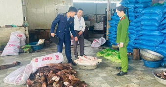 6 tấn thực phẩm mù mờ nguồn gốc, bốc mùi hôi thối chờ đi vào quán lẩu, quán nhậu