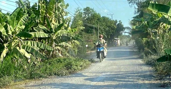8km đường nông thôn thi công hơn một năm chỉ được 24% tiến độ
