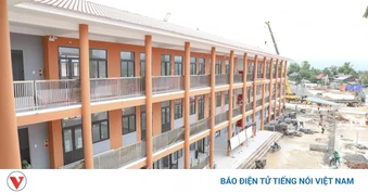 9 trường nội trú liên cấp đang dần hiện hữu tại các xã biên giới Điện Biên