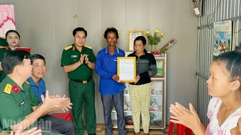 An Giang bàn giao nhà dịp Tết quân-dân mừng Chol Chnam Thmay 2026