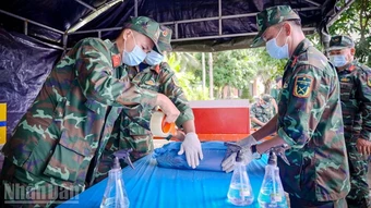 An Giang đẩy nhanh tiến độ lấy mẫu ADN hài cốt liệt sĩ