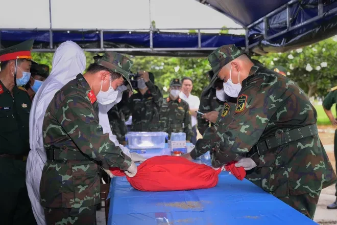 An Giang hoàn thành lấy mẫu hài cốt liệt sĩ tại Nghĩa trang Liệt sĩ Châu Phú An Giang hoàn thành lấy mẫu hài cốt liệt sĩ tại Nghĩa trang Liệt sĩ Châu Phú