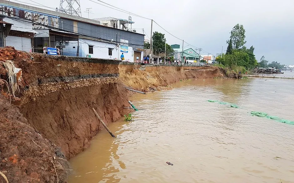 An Giang tăng tốc đầu tư các công trình chống sạt lở An Giang tăng tốc đầu tư các công trình chống sạt lở