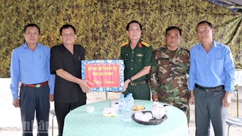 An Giang thăm, kiểm tra Đội K93 đang thực hiện nhiệm vụ tại Campuchia