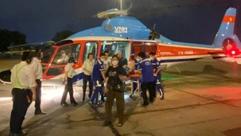 An ninh hàng không Côn Đảo: Kịp thời hỗ trợ chuyến bay trực thăng cấp cứu bệnh nhân