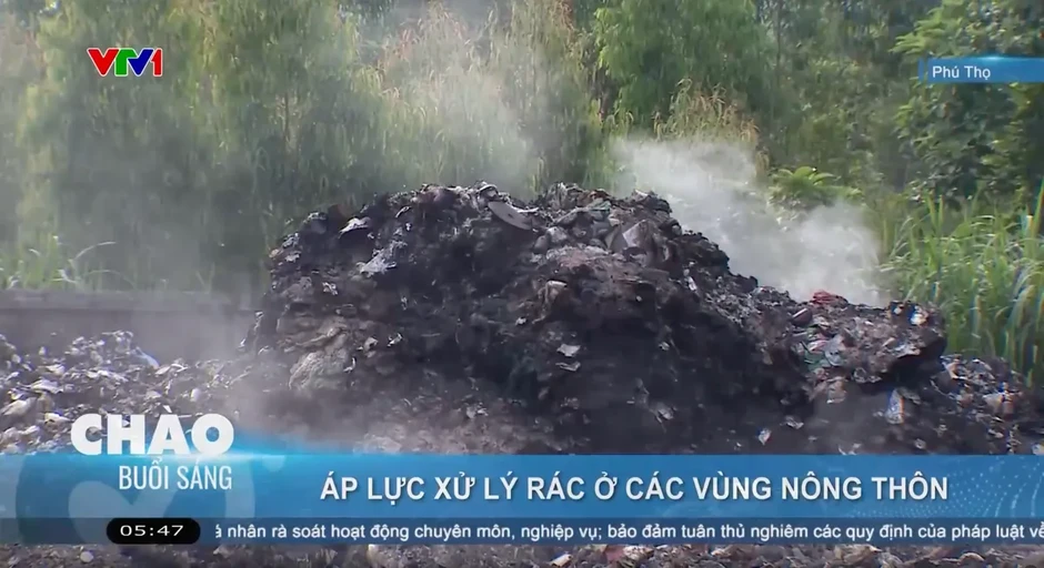 Áp lực xử lý rác thải ở các vùng nông thôn Áp lực xử lý rác thải ở các vùng nông thôn