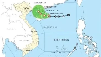 Áp thấp nhiệt đới có khả năng mạnh thêm