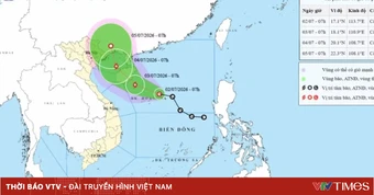 Áp thấp nhiệt đới di chuyển theo hướng Tây Tây Bắc, biên động mạnh