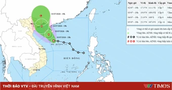 Áp thấp nhiệt đới giật cấp 9 trên vùng biển đặc khu Hoàng Sa