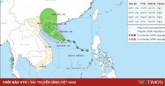 Áp thấp nhiệt đới giữ hướng di chuyển, mưa lớn ở Đông Bắc Bộ và Thanh Hóa