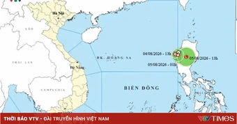 Áp thấp nhiệt đới hình thành trên Bắc Biển Đông, giật cấp 8