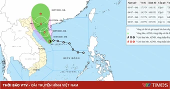Áp thấp nhiệt đới mạnh lên thành bão số 1, hướng về vùng biển Quảng Ninh - Hải Phòng