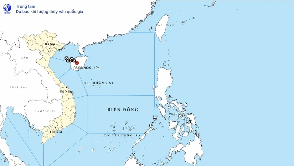Áp thấp nhiệt đới suy yếu thành vùng áp thấp, nhiều vùng biển gió vẫn mạnh Áp thấp nhiệt đới suy yếu thành vùng áp thấp, nhiều vùng biển gió vẫn mạnh