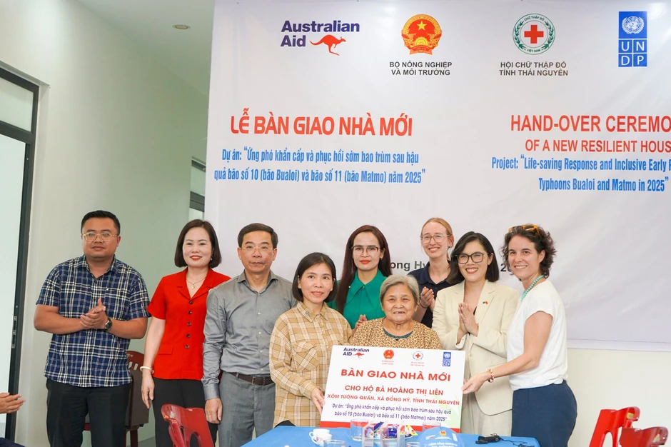Australia và UNDP chung tay hỗ trợ tỉnh Thái Nguyên khắc phục hậu quả bão lũ