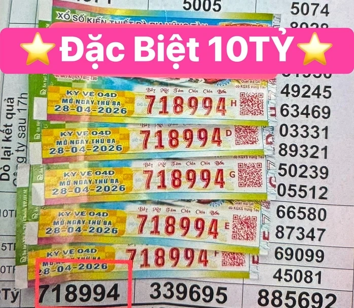 Ba giải độc đắc xổ số miền Nam cùng lộ diện vào chiều 30-4 Ba giải độc đắc xổ số miền Nam cùng lộ diện vào chiều 30-4