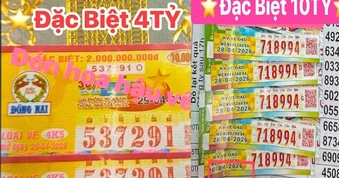 Ba giải độc đắc xổ số miền Nam cùng lộ diện vào chiều 30-4