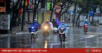 Bắc Bộ có mưa rào và dông, sau đó giảm mây và trời nắng