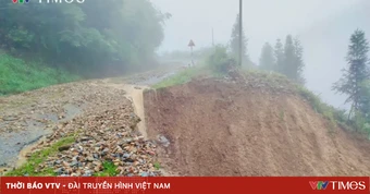 Bắc Bộ mưa lớn diện rộng, tăng cường ứng phó sạt lở và ách tắc giao thông