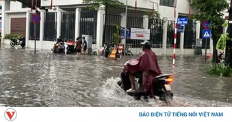 Bắc Bộ mưa rất to đến hết ngày 18/7, có nơi trên 300mm