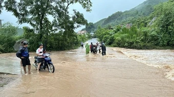 Bắc Ninh: Mưa liên tiếp gây ngập nhiều ngầm, chia cắt giao thông cục bộ tại một số xã miền núi