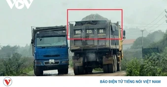 Bắc Ninh siết chặt xử lý xe quá tải lưu thông trên các tuyến đê