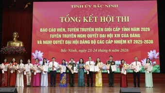 Bắc Ninh sôi nổi hội thi báo cáo viên, tuyên truyền viên giỏi năm 2026