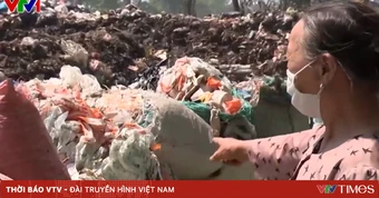 Bãi rác gần khu dân cư quá tải, khói bốc mù mịt, ảnh hưởng nhiều hộ dân ở Ninh Bình