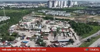 Bãi xe container tự phát vẫn tồn tại sau kiểm tra