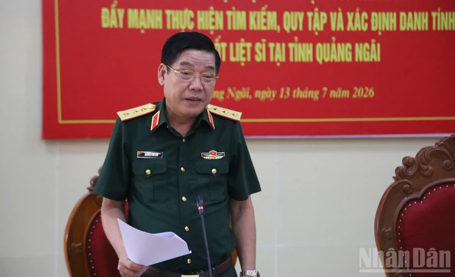 Ban Chỉ đạo Quốc gia kiểm tra công tác tìm kiếm, quy tập và xác định danh tính hài cốt liệt sĩ tại Quảng Ngãi