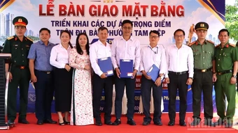 Bàn giao mặt bằng 3 dự án trọng điểm ở Đồng Nai