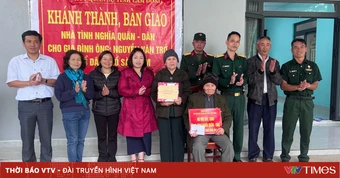 Bàn giao "Nhà tình nghĩa Quân - Dân" cho cựu chiến binh khó khăn tại Lâm Đồng