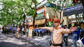 Bảo đảm giao thông an toàn trong thời gian diễn ra các kỳ thi tháng 6/2026