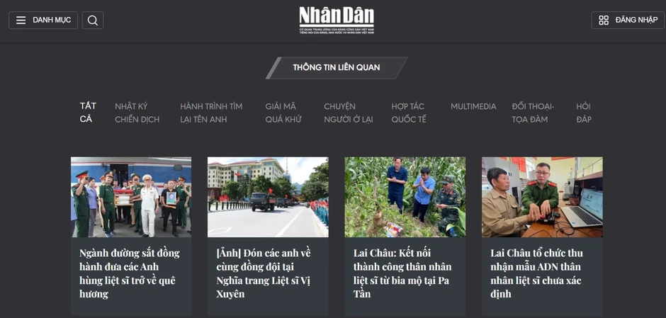 Báo Nhân Dân ra mắt Tri thức chuyên sâu về Chiến dịch 500 ngày đêm Báo Nhân Dân ra mắt Tri thức chuyên sâu về Chiến dịch 500 ngày đêm
