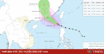 Bão Noul đi vào Biển Đông và trở thành bão số 2