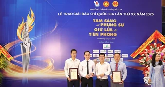 Báo Pháp luật TP Hồ Chí Minh đạt 2 giải C tại Giải Báo chí Quốc gia lần thứ 20 -2025