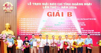 Báo Pháp Luật TP.HCM đoạt giải B Giải Báo chí tỉnh Quảng Ngãi