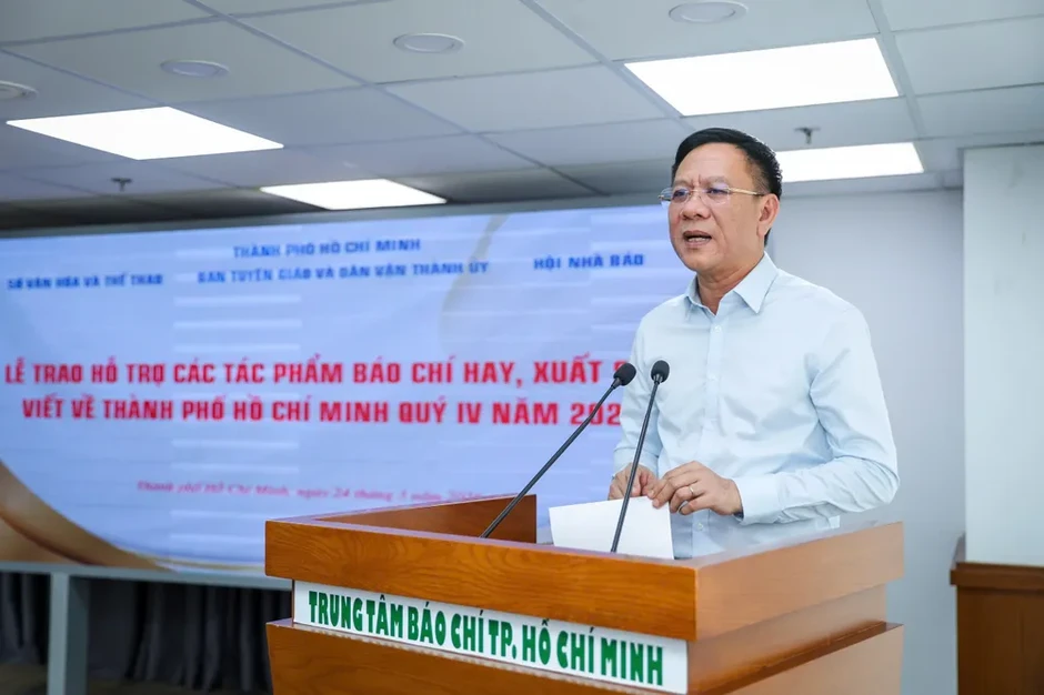 Báo Sài Gòn Giải Phóng có 5 tác phẩm hay, xuất sắc được hỗ trợ trong quý 4-2025 Báo Sài Gòn Giải Phóng có 5 tác phẩm hay, xuất sắc được hỗ trợ trong quý 4-2025