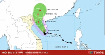 Bão số 1 cách Bạch Long Vĩ 320km, Đông Bắc Bộ có nơi mưa trên 500mm