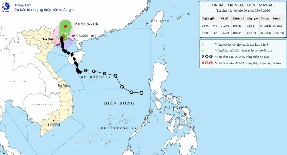 Bão số 1 di chuyển chậm, Quảng Ninh tiếp tục mưa rất to Bão số 1 di chuyển chậm, Quảng Ninh tiếp tục mưa rất to