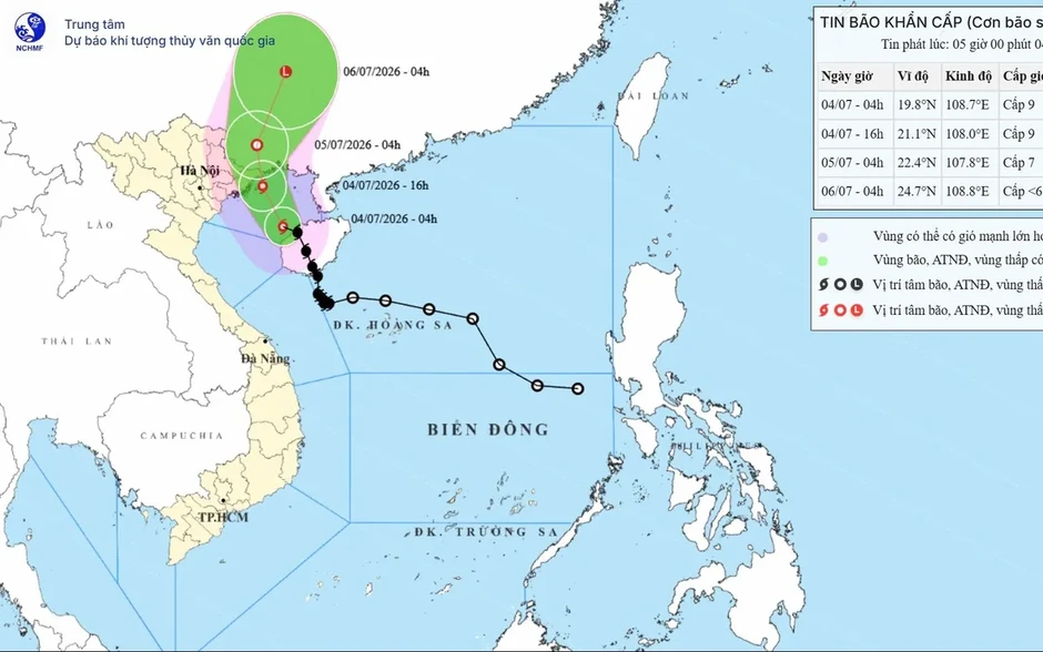 Bão số 1 tăng tốc, biển động dữ dội, Bắc Bộ mưa lớn diện rộng từ hôm nay Bão số 1 tăng tốc, biển động dữ dội, Bắc Bộ mưa lớn diện rộng từ hôm nay