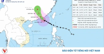 Bão số 2 mạnh cấp 12, giật cấp 15 khiến biển động dữ dội
