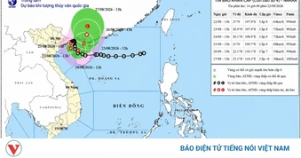 Bão số 4 di chuyển chậm, Hải Phòng-Quảng Ninh mưa rất to, có nơi trên 600mm