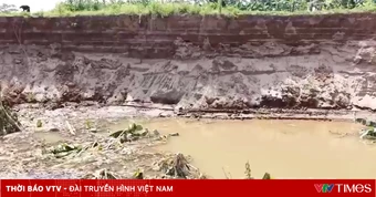 Bất an tình trạng sạt lở bờ sông dọc sông Hồng