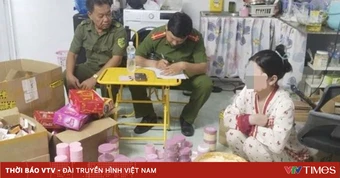 Bắt quả tang cơ sở tự chế kem dưỡng trắng từ mỹ phẩm trôi nổi